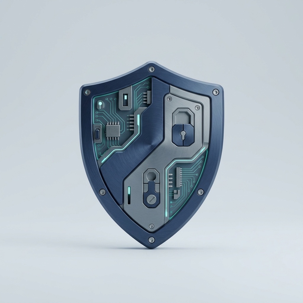 Abstrakte Darstellung digitaler IT-Sicherheit